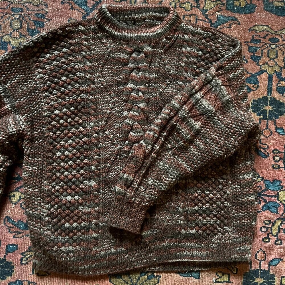 Hand knit sweater